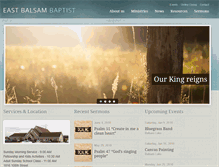 Tablet Screenshot of eastbalsam.org